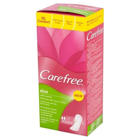 Carefree Aloe wkładki higieniczne 20szt