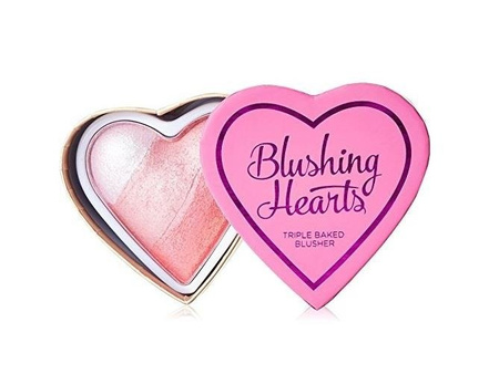 Makeup Revolution Triple Baked Blusher Blushing Hearts róż do policzków Bursting With Love 10g