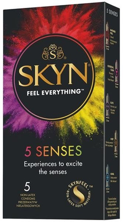 Unimil Skyn 5 Senses nielateksowe prezerwatywy 5szt