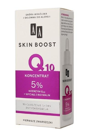 AA Skin Boost Q10 wygładzający koncentrat do twarzy 30ml