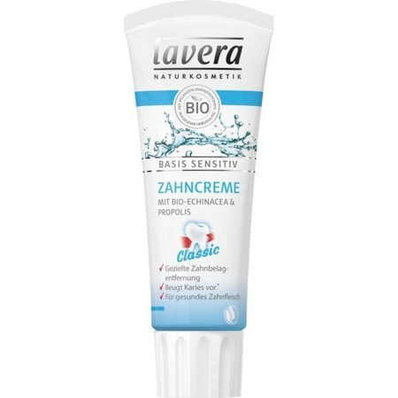 Lavera Basis Sensitiv pasta do zębów bez fluoru 75ml