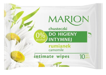 Marion Intimate Wipes chusteczki do higieny intymnej Rumianek 10szt