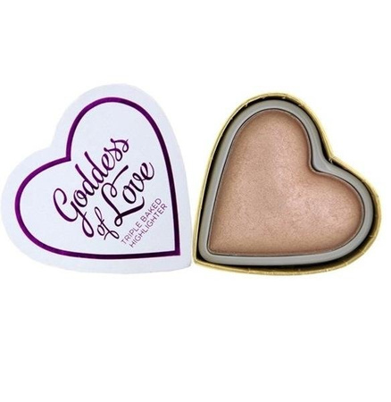 Makeup Revolution Triple Baked Highlighter rozświetlacz Goddes Of Love 10g
