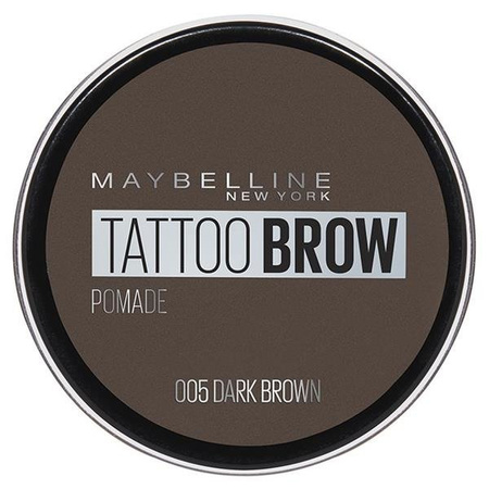 Maybelline Tattoo Brow Pomade pomada do brwi 005 Dark Brown 3.5ml