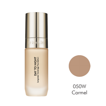 Dr Irena Eris Day To Night Longwear Coverage Foundation 24h, 050W Caramel, 30ml - Podkład do twarzy