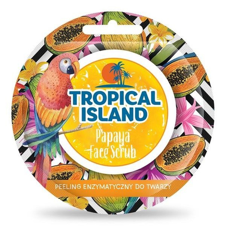 Marion Tropical Island Face Scrub peeling enzymatyczny do twarzy Papaja 8g