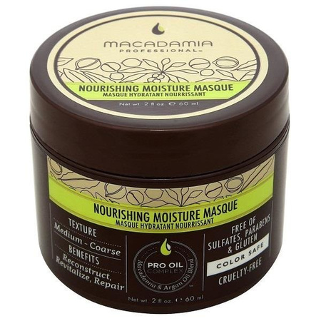 Macadamia Professional Nourishing Moisture Masque nawilżająca maska do włosów 60ml