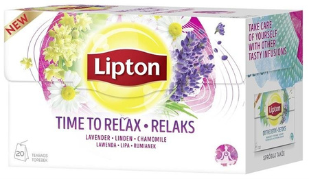 Lipton Herbata ziołowa Relaks 20 torebek 30g