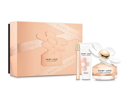 Marc Jacobs Daisy Love zestaw woda toaletowa spray 100ml + miniaturka wody toaletowej 10ml + balsam do ciała 75ml