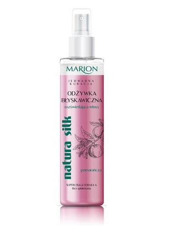 Marion Natura Silk błyskawiczna dwufazowa odżywka rozświetlająca włosy 150ml