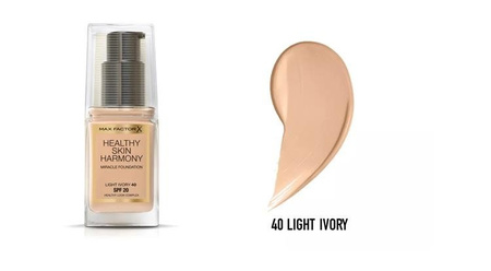Max Factor Healthy Skin Harmony Miracle Foundation podkład do twarzy SPF 20 40 Light Ivory 30ml