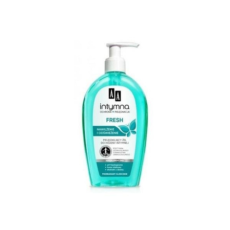 AA Intymna Fresh Feminine Wash hipoalergiczny płyn do higieny intymnej z dozownikiem 300ml