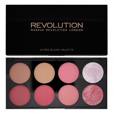 Makeup Revolution Ultra Professional Blush Palette paleta róży Sugar And Spice 13g