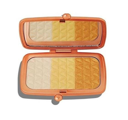 Makeup Revolution Renaissance Illuminate Highlighter Palette paleta rozświetlaczy Cleaming Gold 14g