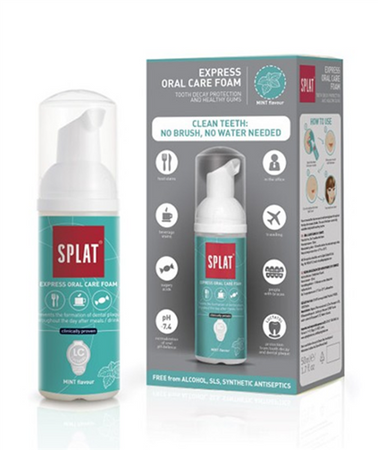 Splat Express Oral Care Foam ekspresowa pianka do higieny jamy ustnej Mint 50ml