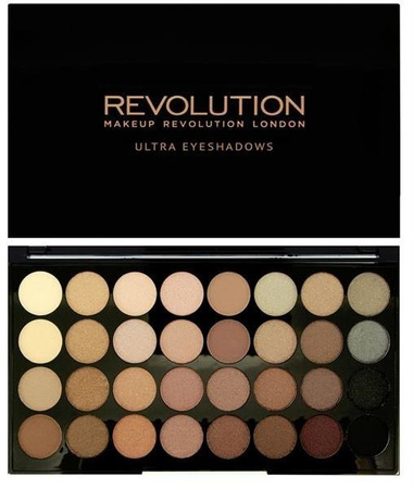 Makeup Revolution Ultra Eyeshadows Beyond Flawless paleta 32 cieni 16g