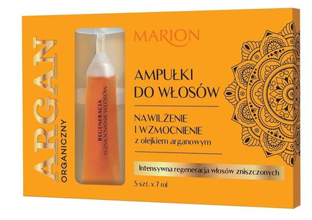 Marion 7 Efektów ampułki do włosów z olejkiem arganowym 5x7ml
