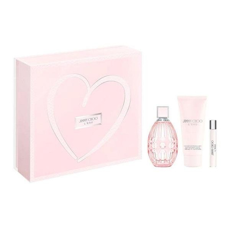 Jimmy Choo L'eau zestaw woda toaletowa spray 90ml + balsam do ciała 100ml + woda toaletowa spray 7.5ml