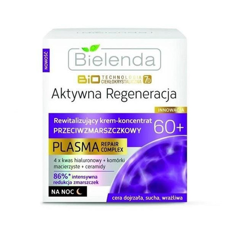 Bielenda Biotechnologia Ciekłokrystaliczna 7D 60+ rewitalizujący krem-koncentrat przeciwzmarszczkowy na noc 50ml