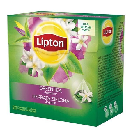 Lipton Green Tea herbata zielona Jaśmin 20 piramidek 34g