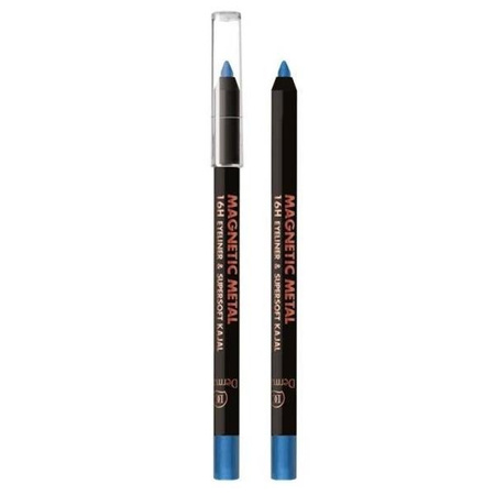 Dermacol Magnetic Metal 16H Eyeliner & Supersoft Kajal metaliczna kredka do oczu 03 Blue 2g
