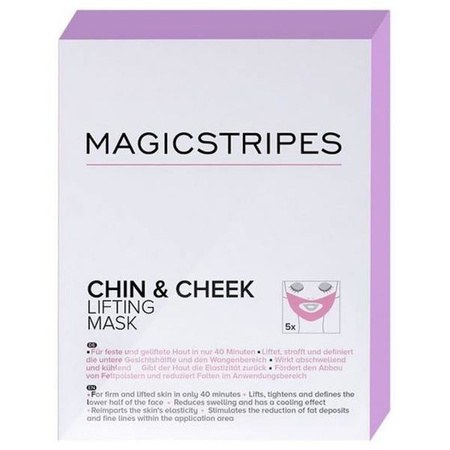 Magicstripes Chin & Cheek Lifting Mask maseczka liftingująca podbródek i policzki 5szt