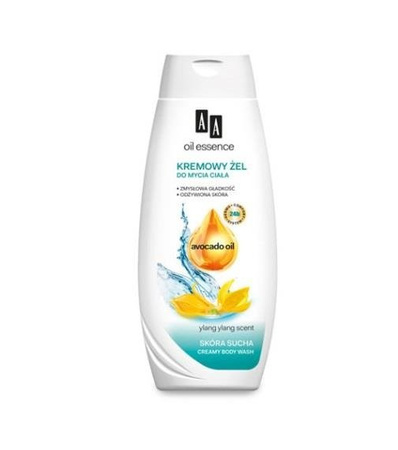 AA Oil Essence Creamy Body Wash kremowy żel do mycia ciała do skóry suchej 400ml