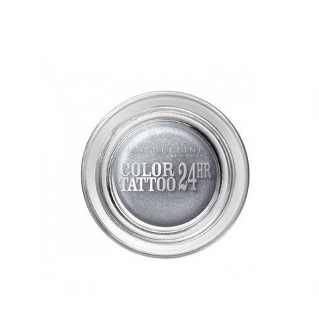 Maybelline Color Tattoo 24HR Kremowo-żelowy cień do powiek nr 50 Silver 4ml