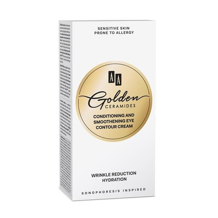 AA Golden Ceramides Conditioning And Smoothening Eye Contour Cream odżywczy krem wygładzający pod oczy 30ml