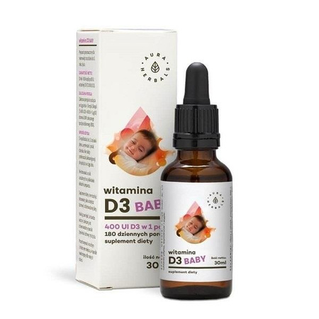 Aura Herbals Witamina D3 Baby suplement diety 30ml