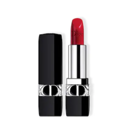 Dior Rouge Dior Satin Pomadka do ust z wymiennym wkładem 743 Rouge Zinnia 3,5g