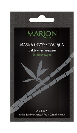 Marion Detox Mask maska oczyszczająca z aktywnym węglem bambusowym 10g