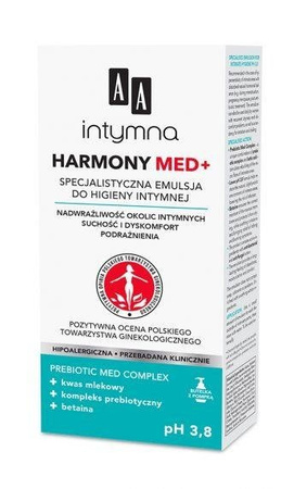 AA Intymna Harmony Med+ specjalistyczna emulsja do higieny intymnej 300ml