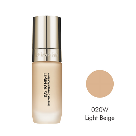 Dr Irena Eris Day To Night Longwear Coverage Foundation 24h, 020W Light Beige, 30ml - Podkład do twarzy