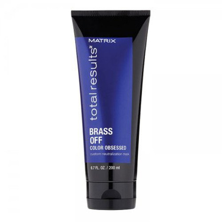 Matrix Total Results Brass Off Color Obsessed - maska ochładająca odcień 200ml