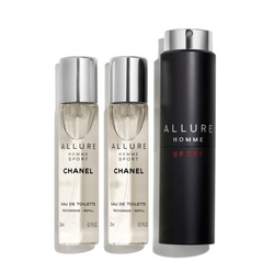 Chanel Allure Homme Sport woda toaletowa 3 x 20ml spray z wymiennym wkładem