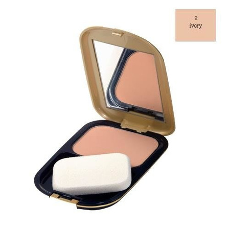 Max Factor Facefinity Compact Matujący podkład pudrowy o przedłużonej trwałości SPF15 nr 002 Ivory 10g