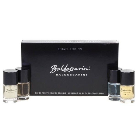 Baldessarini Travel Edition Ultimate woda toaletowa spray 15ml + Nautic Spirit woda toaletowa spray 15ml + Ambre woda toaletowa spray 15ml + Signature woda kolońska 15ml /Zestaw/