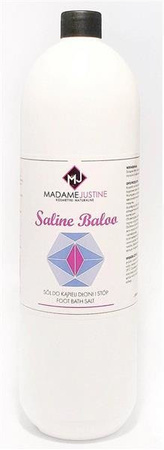 Madame Justine Saline Baloo Foot Bath Salt sól do kąpieli dłoni i stóp 1000ml