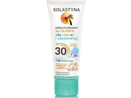 Kolastyna Wodoodporny krem ochronny dla dzieci i niemowląt od 6 miesiąca życia SPF30 75ml