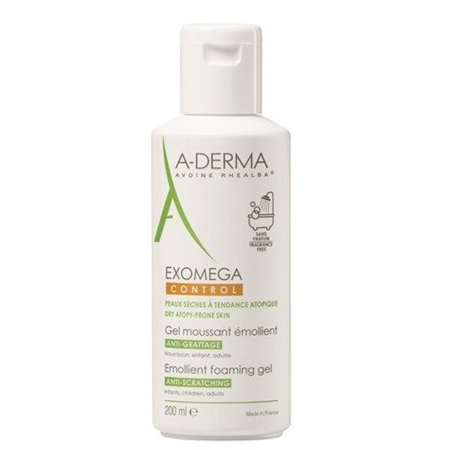 Aderma Exomega control pieniący się żel emolient  200 ml