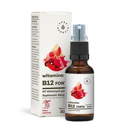 Aura Herbals Witamina B12 Forte suplement diety 30ml