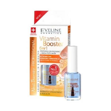 Eveline Nail Therapy Vitamin Booster odżywka witaminowa z bazą pod lakier 12ml