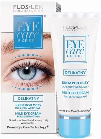 Floslek Eye Care Expert delikatny krem pod oczy do skóry wrażliwej 30ml