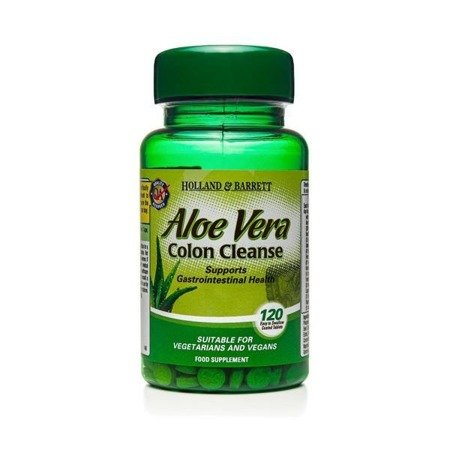 Holland & Barrett Aloe Vera 330mg oczyszczenie jelit suplement diety 200 tabletek