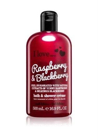 I Love Bath & Shower Creme krem pod prysznic i do kąpieli Raspberry & Blackberry 500ml