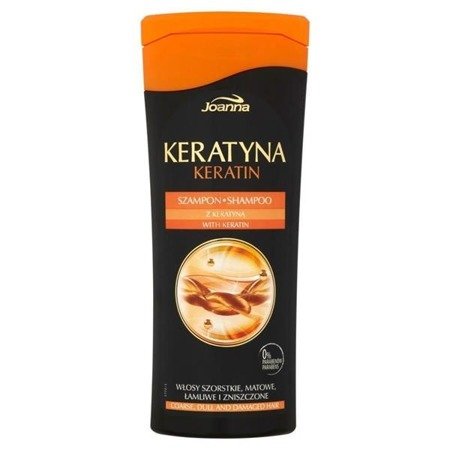 Joanna Keratyna szampon odbudowujący do włosów matowych i zniszczonych 200ml