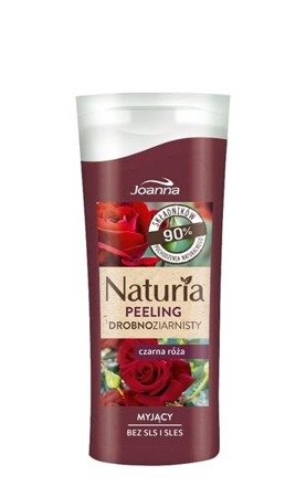 Joanna Naturia drobnoziarnisty myjący peeling do ciała Czarna Róża 100g