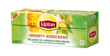 Lipton Herbata funkcjonalna Wzmocnienie 20 torebek 32g