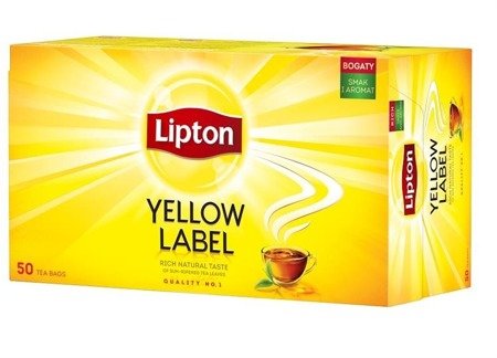 Lipton Yellow Label herbata czarna 50 torebek 100g